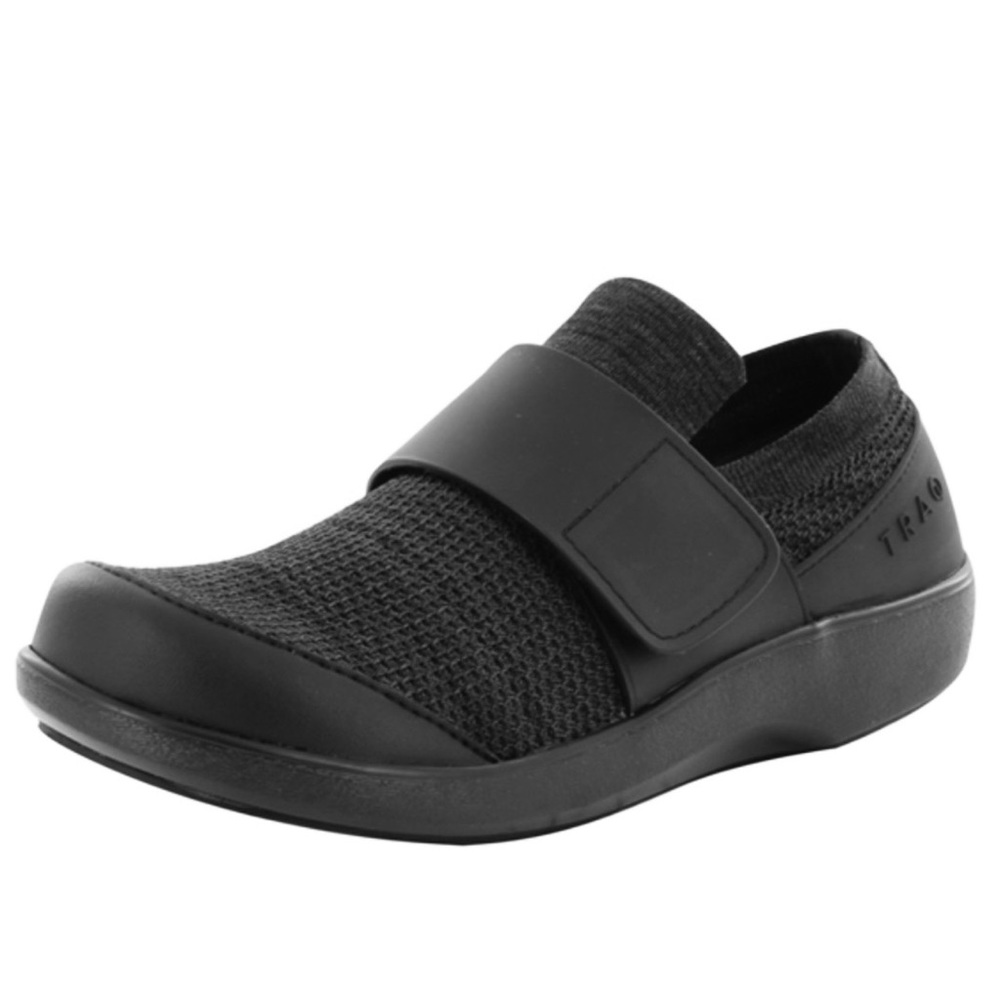 ALEGRIA black Qwik Traq knit sneakers 39